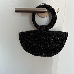Black beaded Purse
